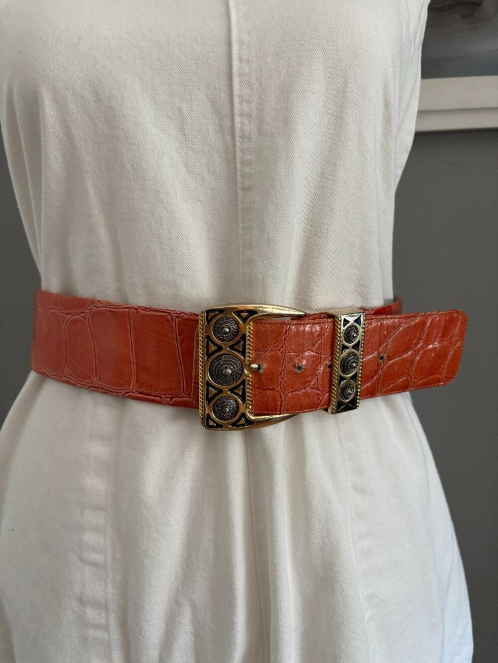 Vtg Carol Van Wyck Statement Belt